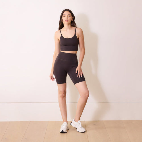 24/7 Revitalise Cycling Shorts - Black Coffee