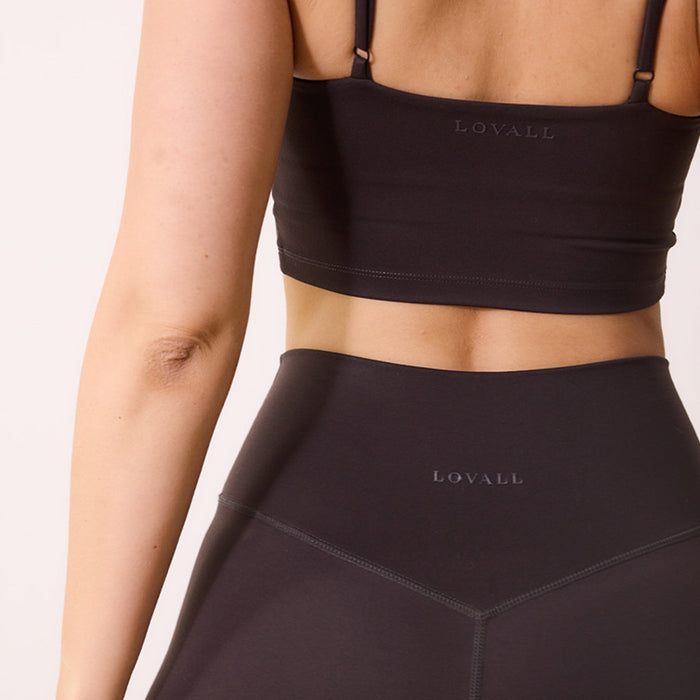 24/7 Revitalise Flare Leggings - Black Coffee