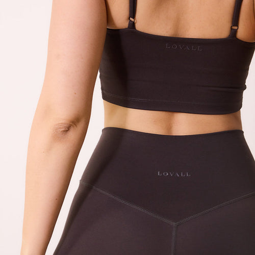 24/7 Revitalise Flare Leggings - Black Coffee