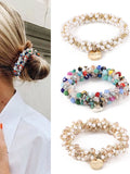 3-Pack Pearl Elastic Hair Bands