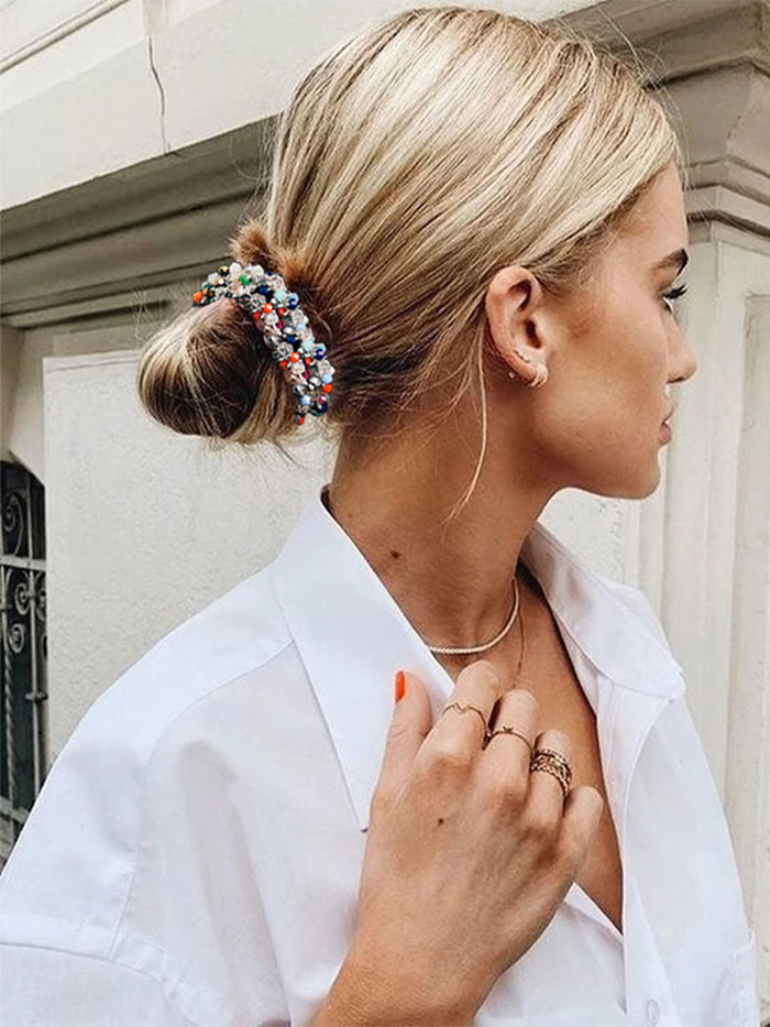 3-Pack Pearl Elastic Hair Bands