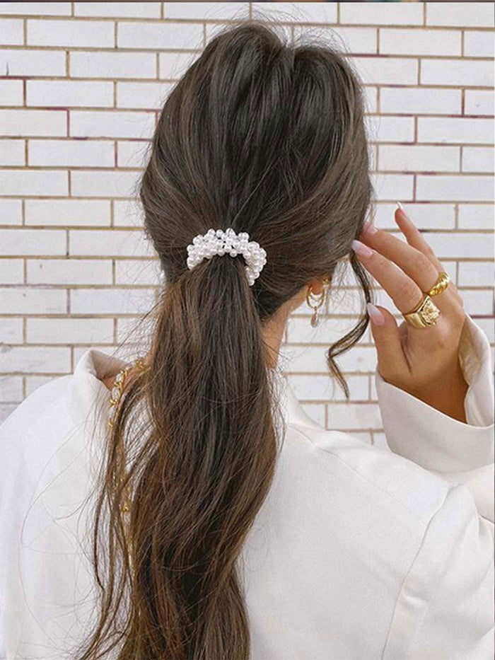 3-pack Pearl Ponytail Holder