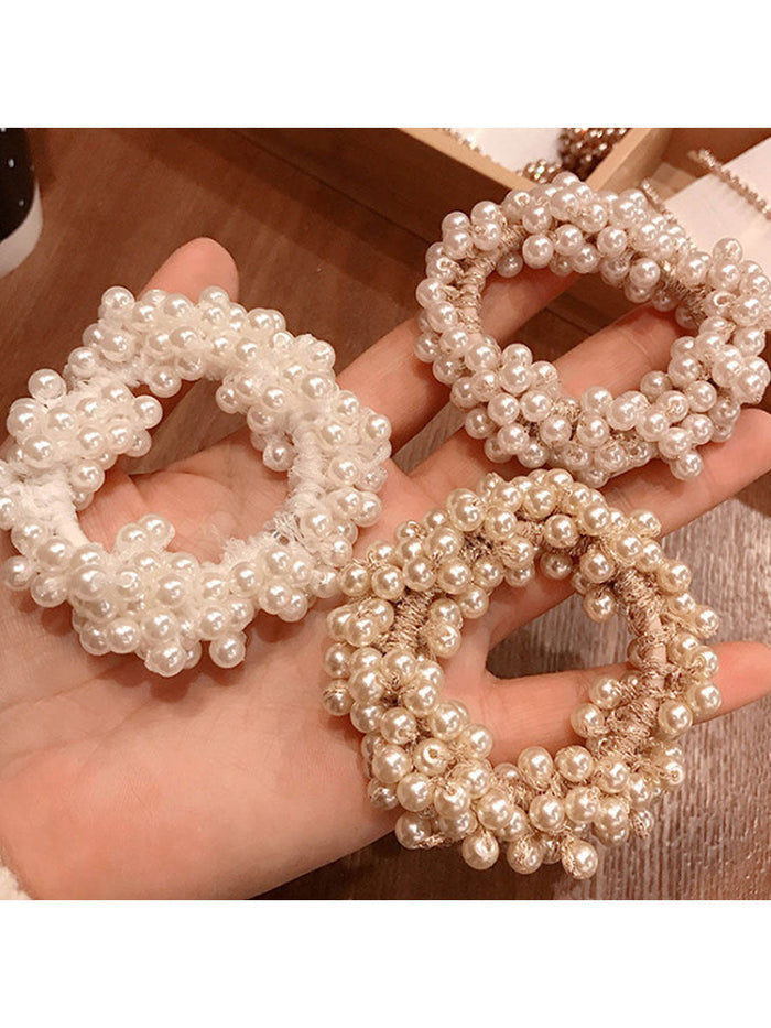 3-pack Pearl Ponytail Holder