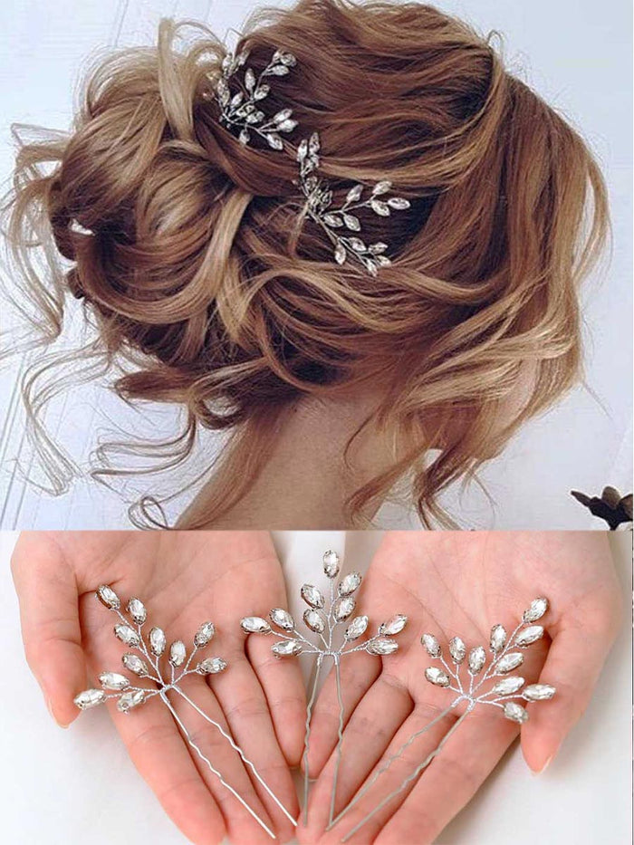 3-Piece Crystal Wedding Hairpin