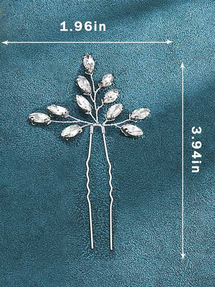 3-Piece Crystal Wedding Hairpin