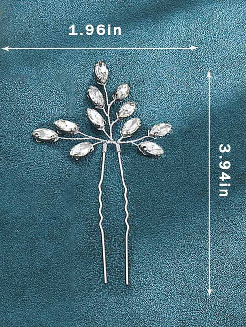 3-Piece Crystal Wedding Hairpin