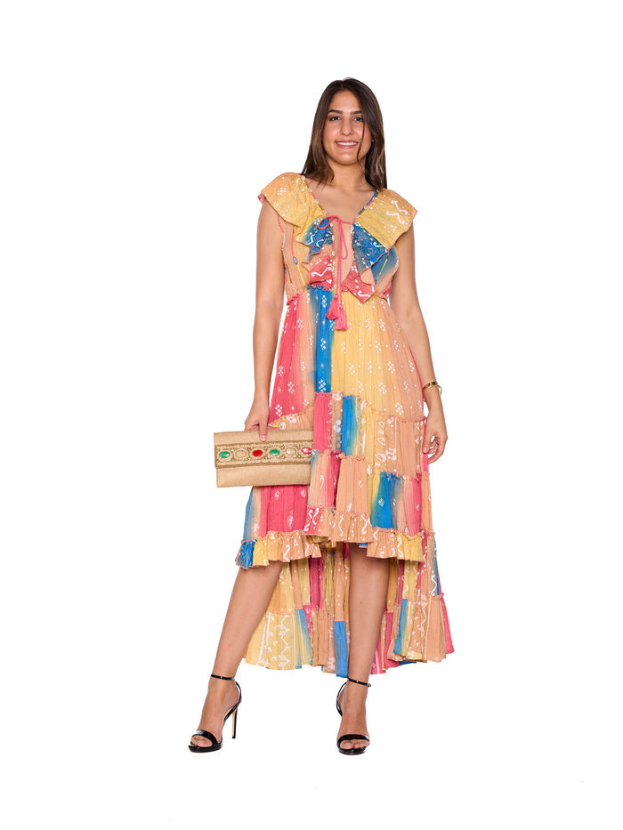 3297 high low long dress