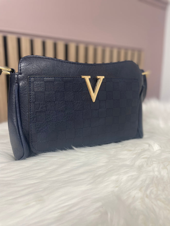 VANCE HANDBAG (NAVY)