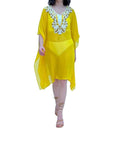 8009 W Sequence poncho Yellow