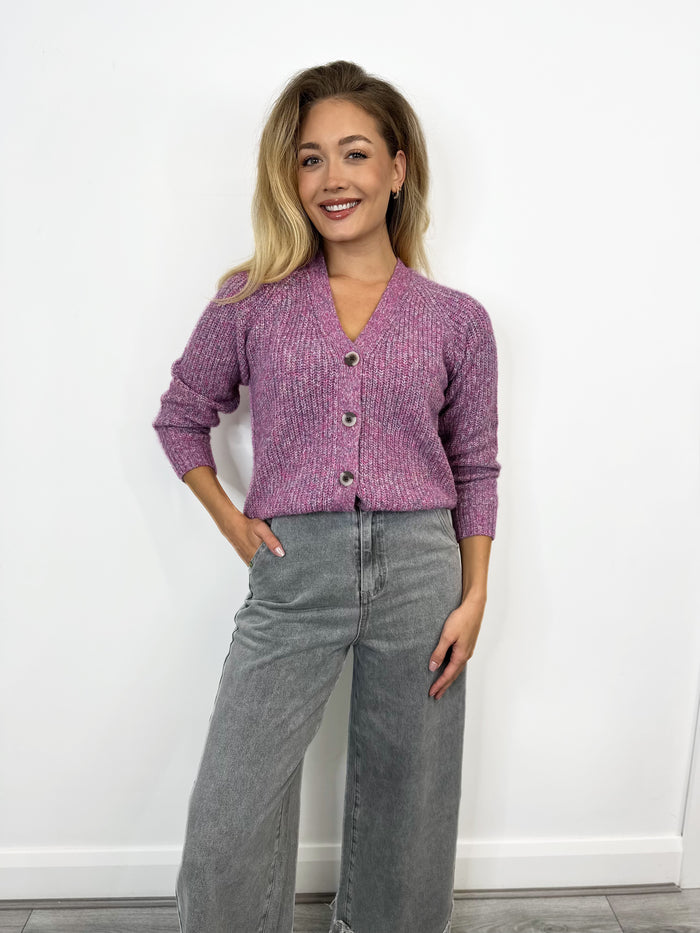 Posa Knit Cardigan (Sangria Sunset)