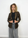 Chiara Blazer (Gold/Black)