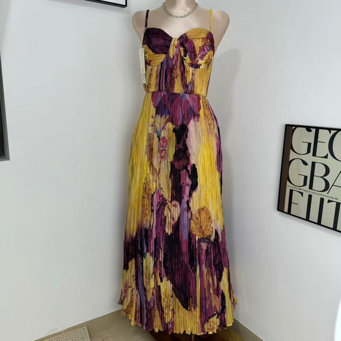 A-line dress with a waistline feature