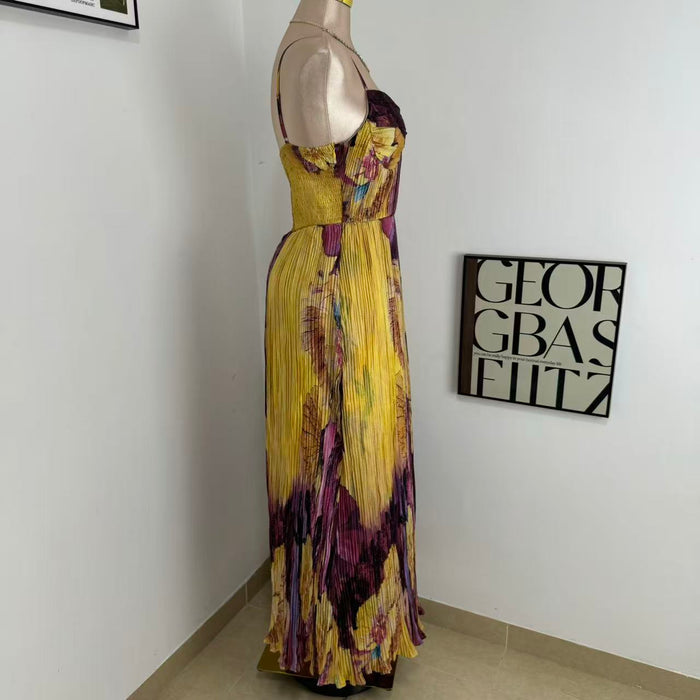A-line dress with a waistline feature