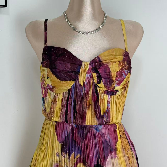 A-line dress with a waistline feature