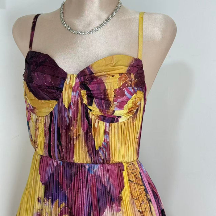 A-line dress with a waistline feature