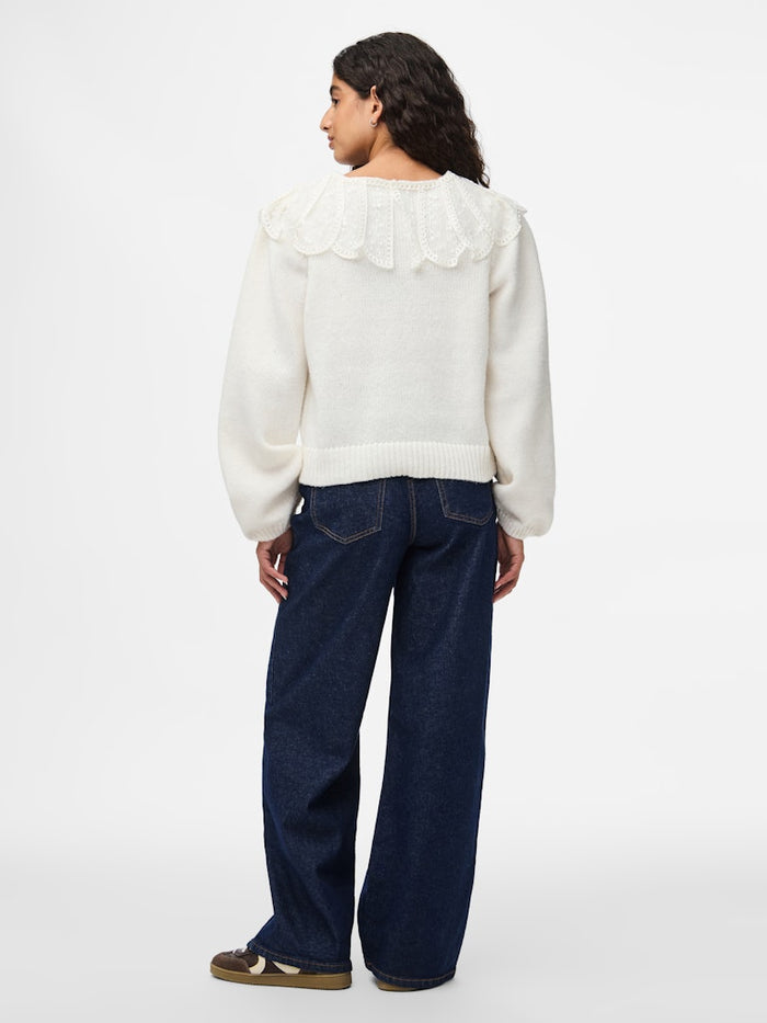 Abby Knit Cardigan (Cloud Dancer)