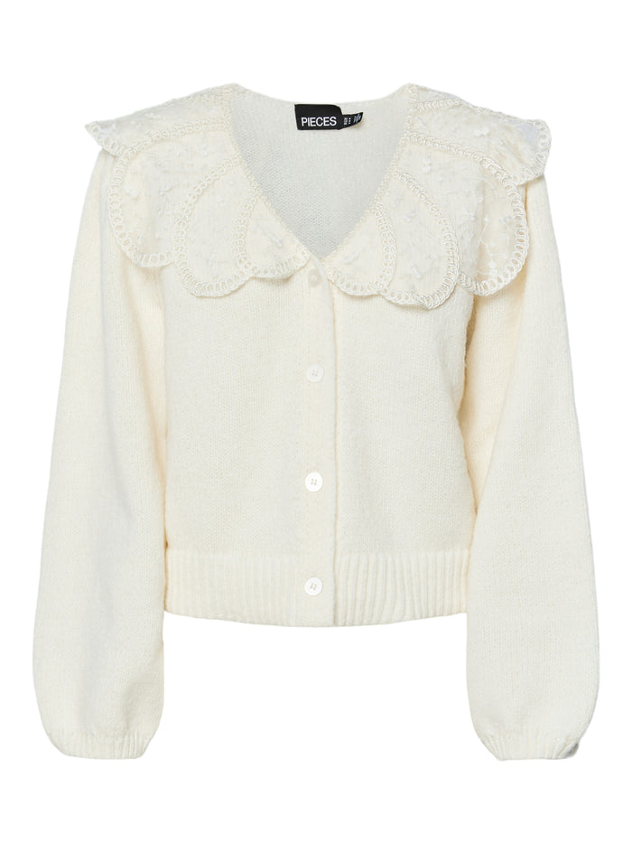 Abby Knit Cardigan (Cloud Dancer)