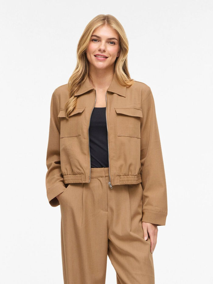 Abigal Bomber Jacket (Toasted Coconut)