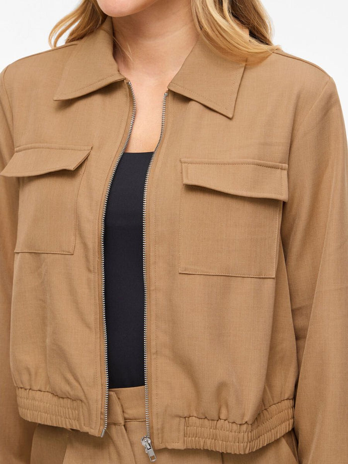 Abigal Bomber Jacket (Toasted Coconut)