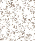 Abstract Leaves Sand Off White - Family Fabrics B.V.