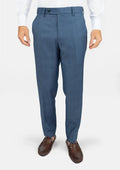 Air Force Blue Prince of Wales Pants - SARTORO