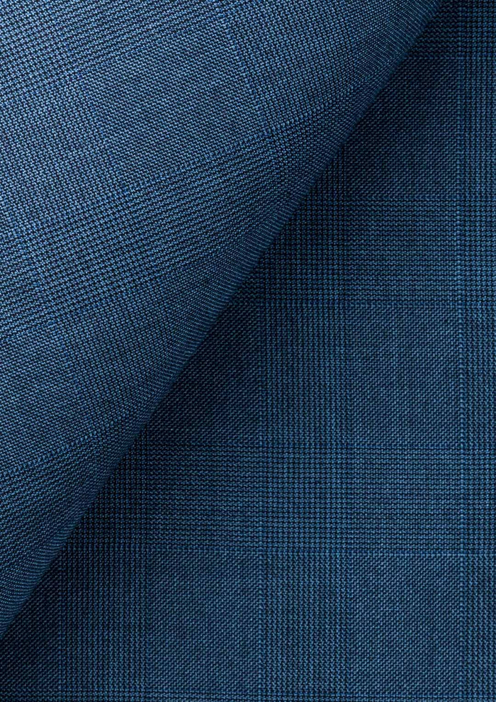 Air Force Blue Prince of Wales Vest - SARTORO