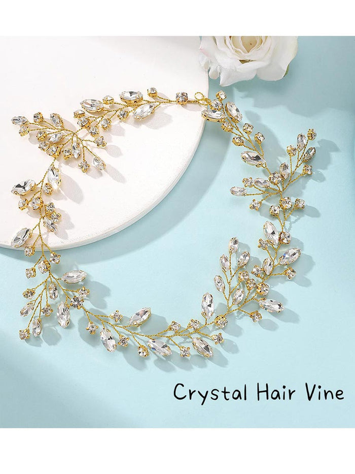 Alloy Vine Crystal Hair Accessories