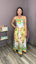 Alma Midi Summer Dress (Yellow)