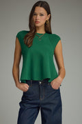 Always Charming Green Top