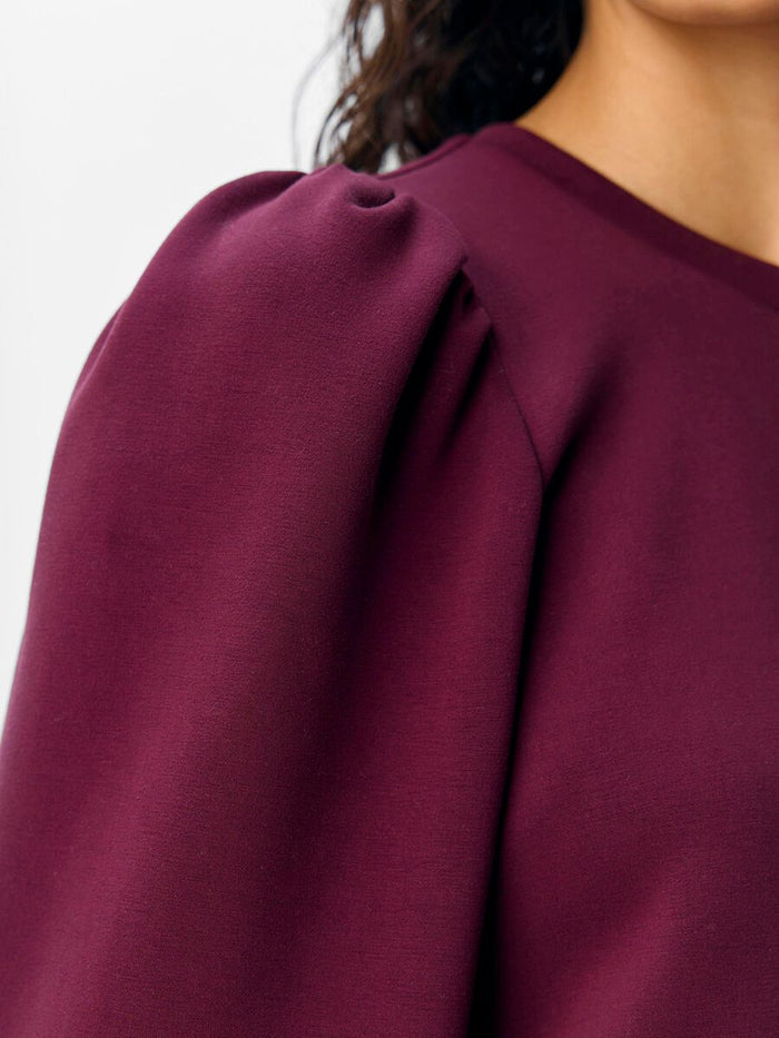 Andy Long Sleeve Top (Mauve Wine)