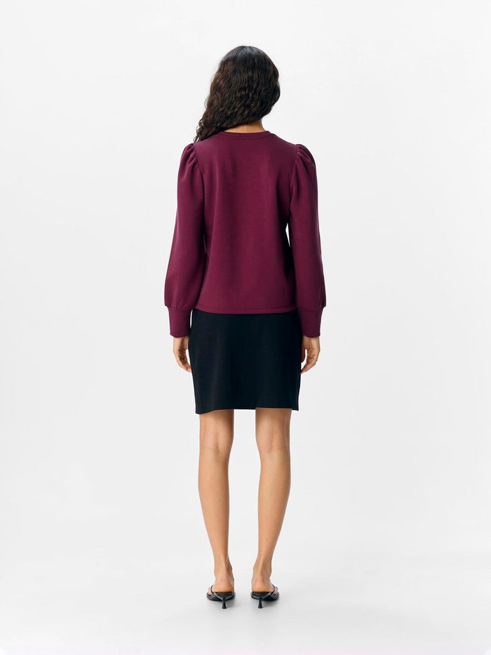 Andy Long Sleeve Top (Mauve Wine)