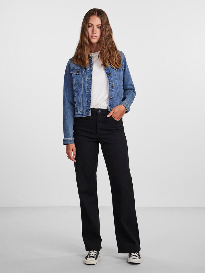 Annie Denim Jacket (Medium Blue)
