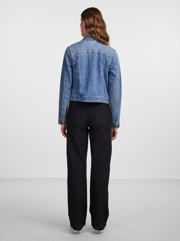 Annie Denim Jacket (Medium Blue)
