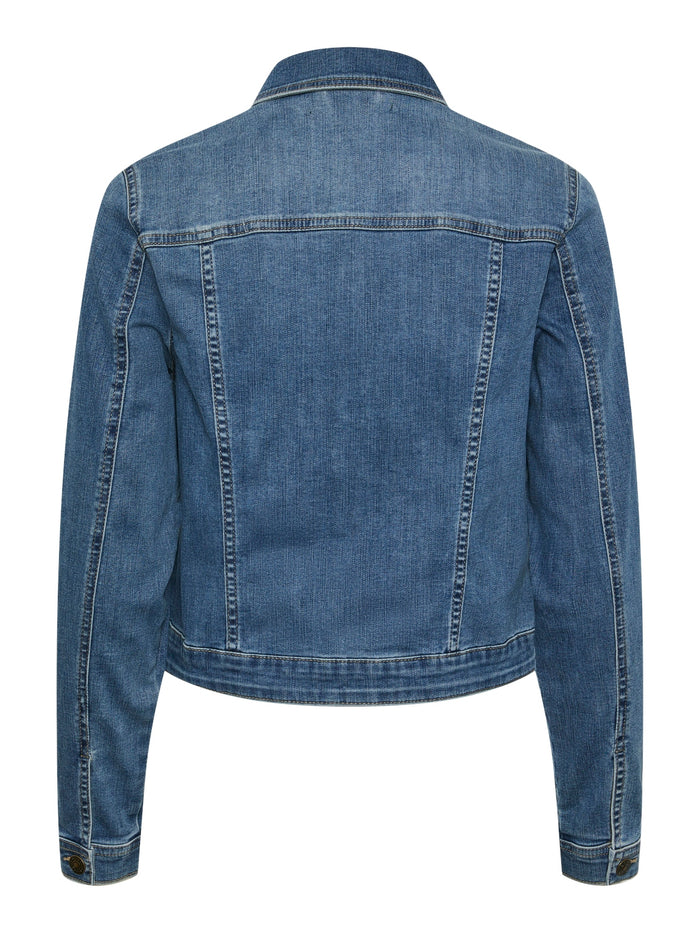 Annie Denim Jacket (Medium Blue)