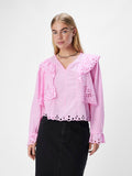Aoife Frill Top (Pink Frosting)
