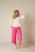 Ardor Scoop Neck Top (White)