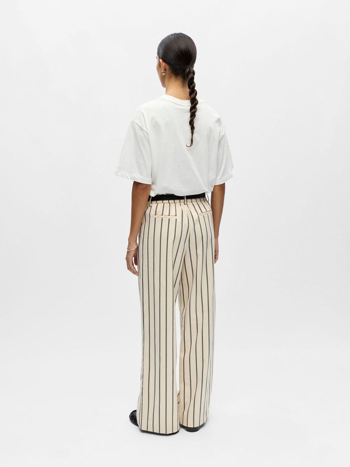 Aria Wide Leg Pants (Sandshell/Narrow Bia)