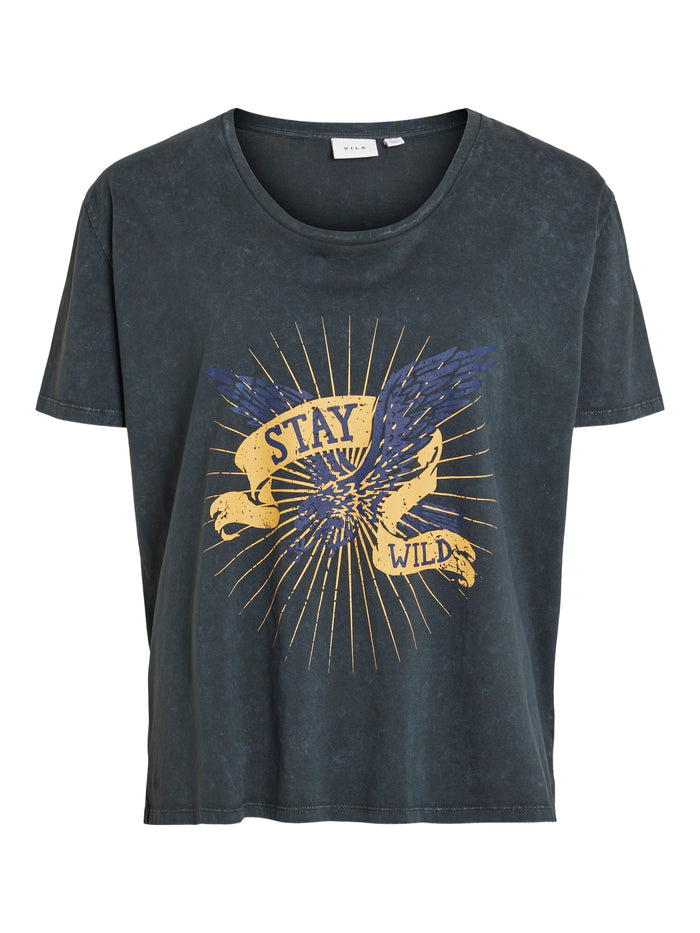 Arlow Slogan T-Shirt (Black)