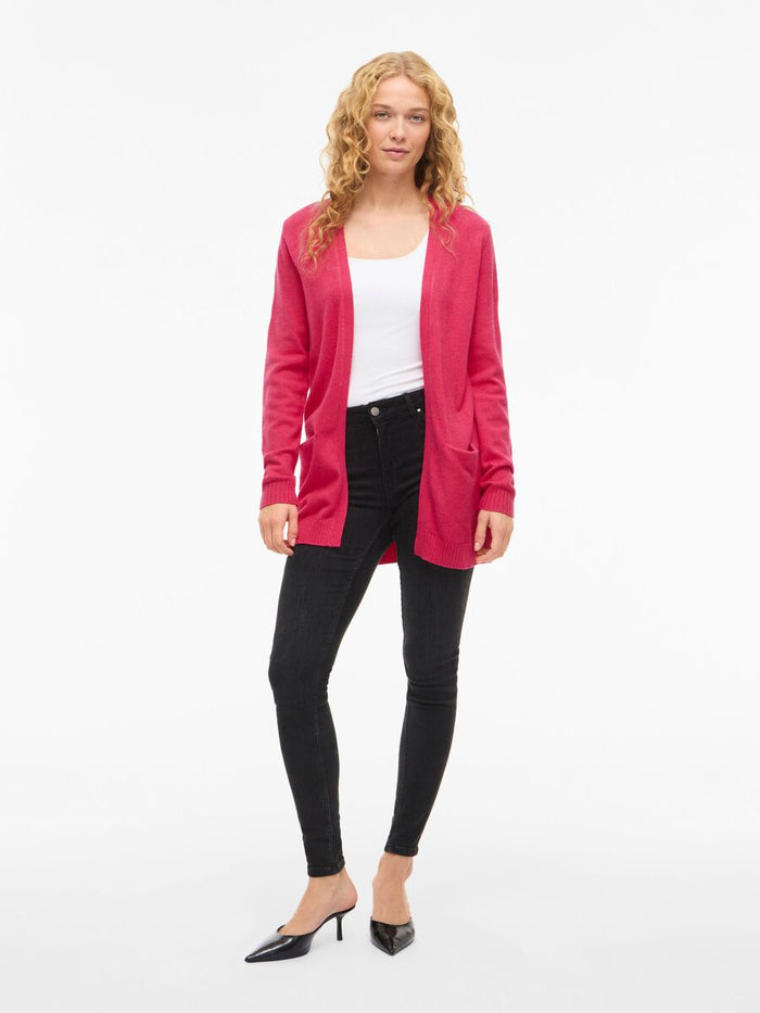 Ashley Open Knit Cardigan (Jazzy/Dark Melange)
