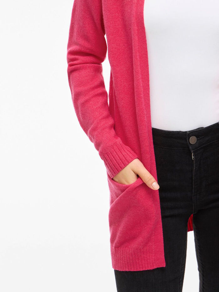 Ashley Open Knit Cardigan (Jazzy/Dark Melange)