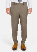 Astoria Brown Flannel Pants - SARTORO
