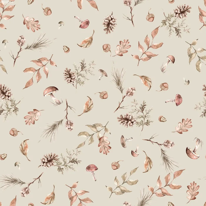 Autumn Elements Green - Family Fabrics B.V.