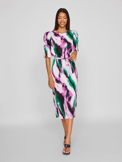 Avenna Midi Dress (Fern Green)