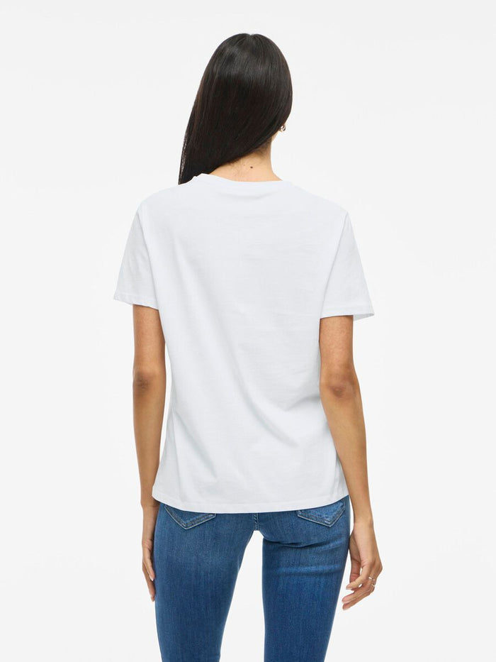 Avery T-Shirt (Red/Optical Snow)