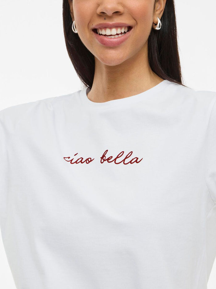 Avery T-Shirt (Red/Optical Snow)