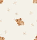 Baby Rabbit & Butterfly OffWhite Clear Big - Family Fabrics B.V.