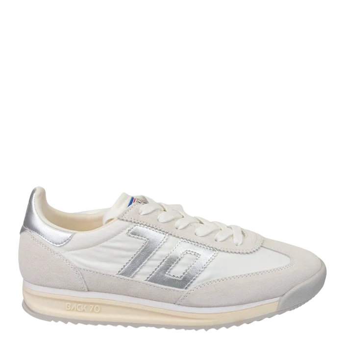 Back 70 BARKLEY JOGGER Sneaker in Metallic Silver