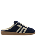 Back 70 EASTER W26 in NAVY TEDDY Backless Sneakers