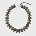 Bailey Chunky Beaded Necklace in Brown