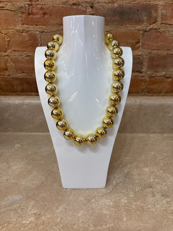 Ballard Gold Beaded Necklace